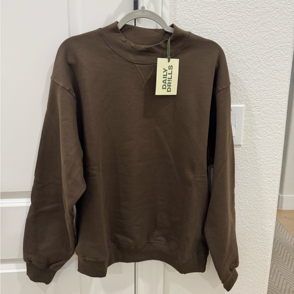 Daily Drills Brown Sweatshirt